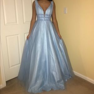 Light Blue Prom Dress